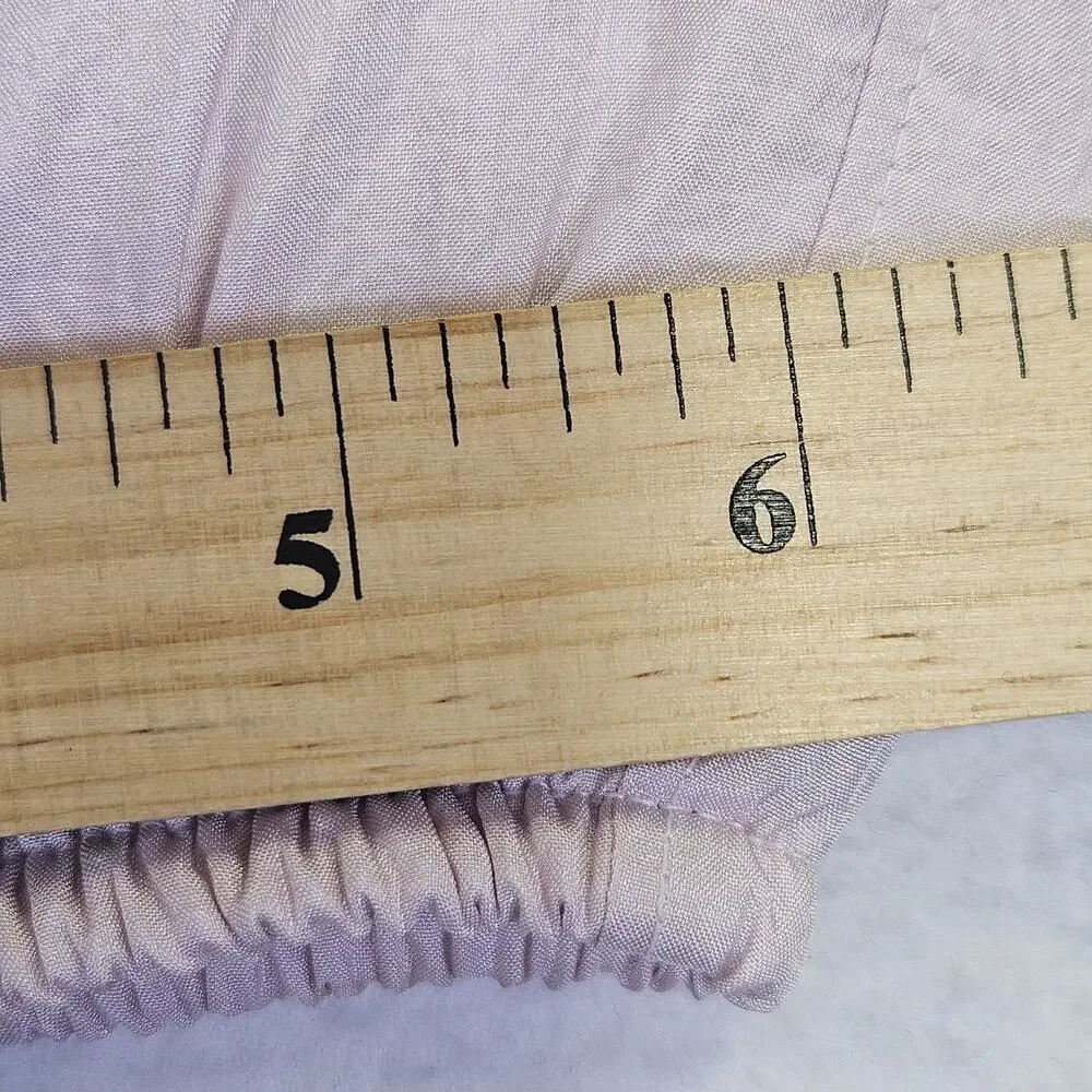 Athleta Girl Daybreak Jogger XL 14 Pink Athleisure Mesh Lined Crinkle Nylon Pant